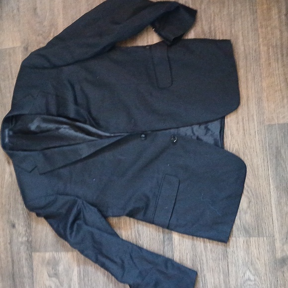 Calvin Klein Mens Slim fit Suit Jacket Blazer. Black - Picture 10 of 11